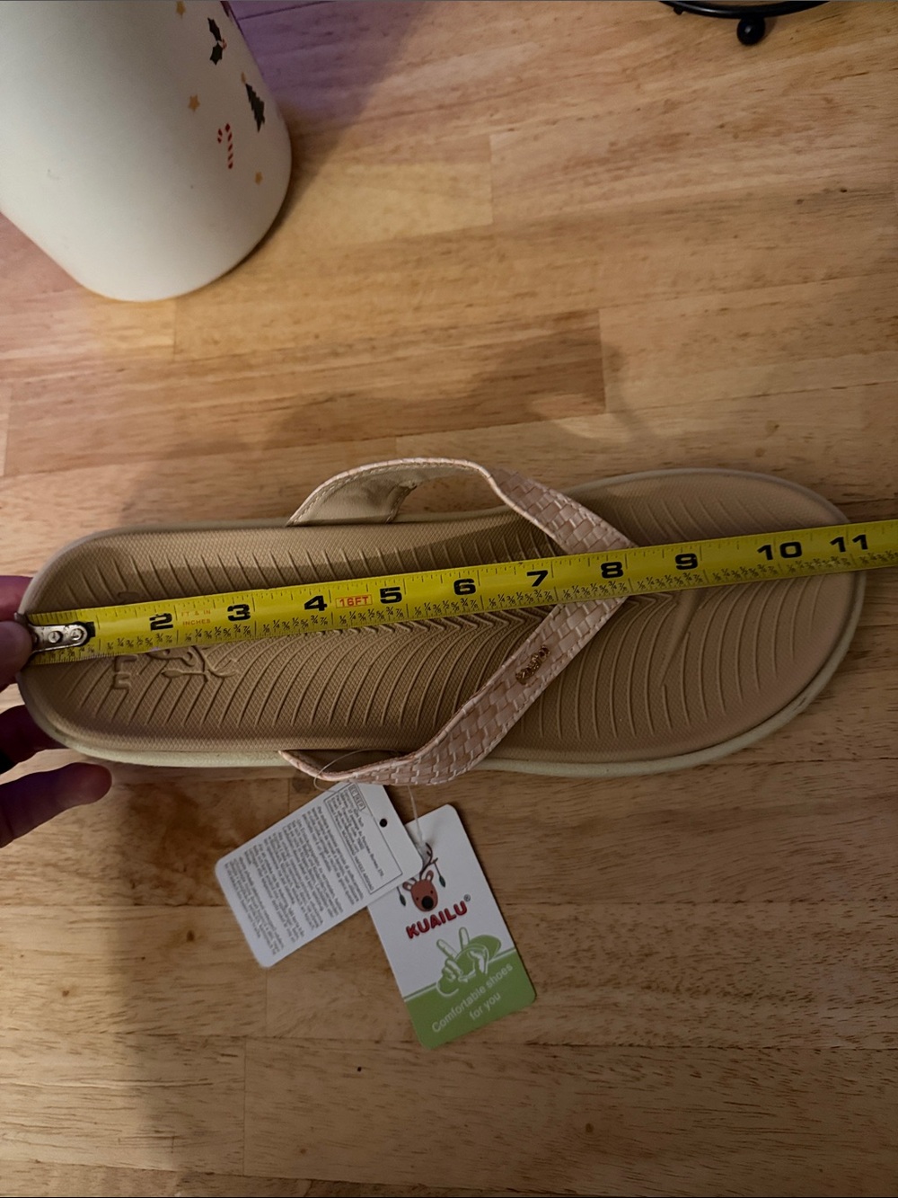 KuaiLu Women’s Flip Flops size 12 - Picture 6 of 6